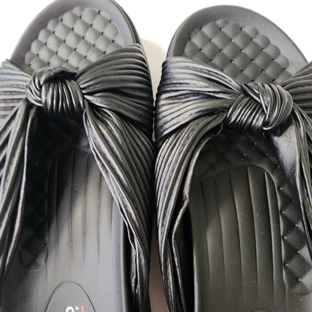 Blondo Carina Black Knotted Women Sandals Size 8.5M New Without Tag - Picture 10 of 10